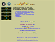 Tablet Screenshot of nmsra.org